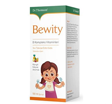 Dr.Thomson Bewity B Kompleks Sıvı Takviye Edici Gıda 100 ml
