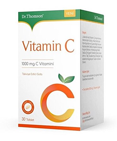 Dr.Thomson Vitamin C 1000 Mg 30 Tablet