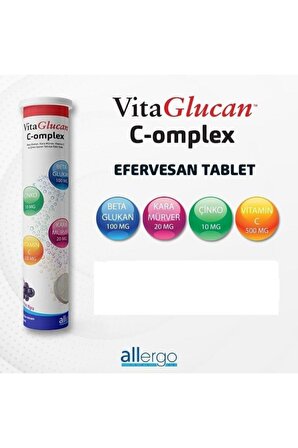 Vitaglucan C-Omplex 20 Efervesan Tablel