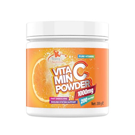 Torq Nutrition Vitamin C Powder (1000 Mg) 200 Gr