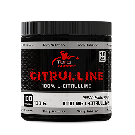 Torq CITRULLINE %100 L-Citrulline 100 Gr - 100 Servis