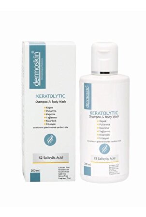 Dermoskin Keratolytic Shampoo & Body Wash 200 Ml