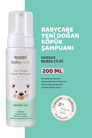 BabyCare Yeni Doğan Köpük Şampuanı - 200 ml