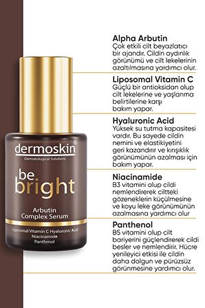 DERMOSKIN Be Bright Arbutin Complex Serum 30 ml 8697796002961