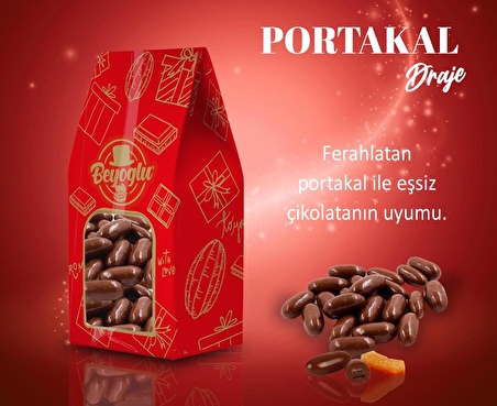 Çikolata Kaplı Portakal Draje 200 Gr.