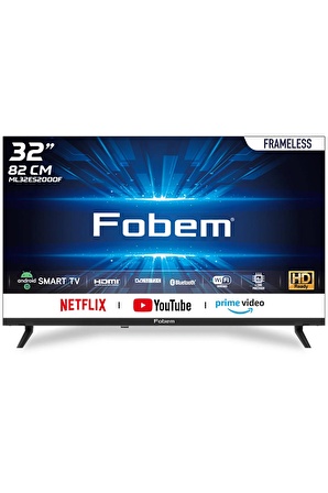 Fobem ML32ES2000F 32” Framless Hd Ready Android 13 Smart Led Tv