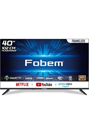 Fobem ML40ES4000F 40” Framless Full Hd Android 13 Smart Led Tv