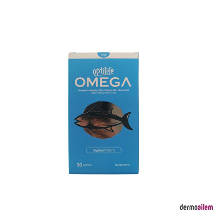 Optilife Omega3 · Koenzım Q10 - Vitamin K2 30 Kapsül