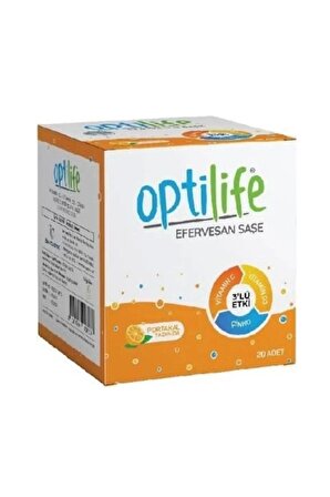 Optilife Vitamin C D3 Çinko Effervesan 20 Saşe