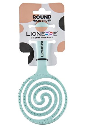 Tarko Lionesse 6458 Maze Brush Saç Fırçası Mavi