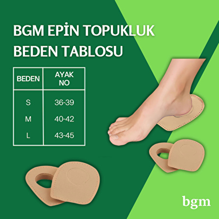 Epin Topukluk - M - Topuk Dikeni Tabanlık – Yüksek Kalite Topukluk