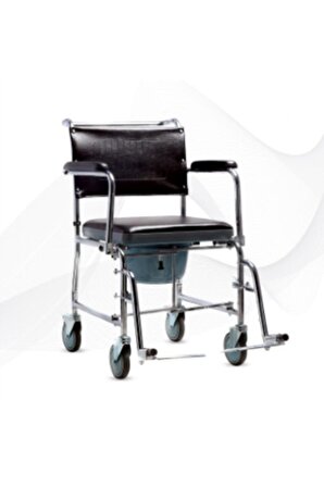 Lazımlıklı Ve Küçük Tekerlekli Ev Tipi Sandalye AL101