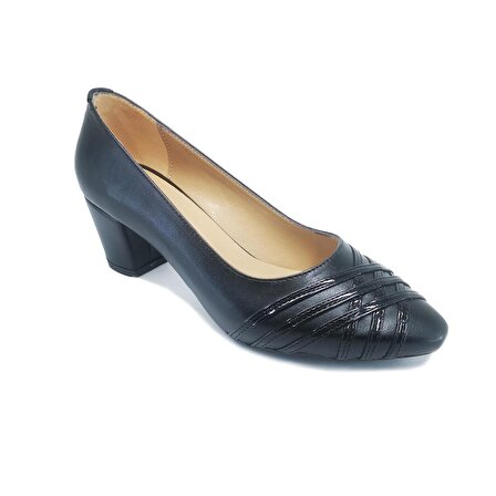 Janestt Kadın Deri Ökçeli Klasik Ayakkabı 147-9543