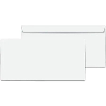 Asil Doğan Diplomat Zarf Extra Silikonlu 10.5x24 90 Gr Beyaz As-1000