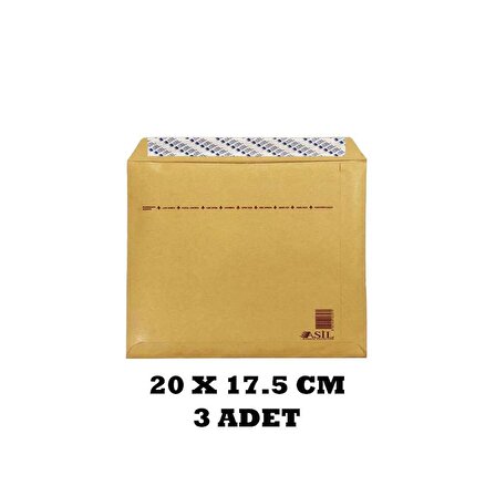 Asil CD 20 x 17.5 Cm Formula Hava Kabarcıklı Zarf No : AS-9110 3'LÜ