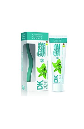 Dermokil DK Dent Nane Aromalı Beyazlatma Florürsüz Diş Macunu 75 ml & Diş Fırçası 
