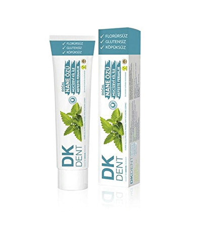 Dermokil DK Dent Nane Aromalı Beyazlatma Florürsüz Diş Macunu 75 ml 