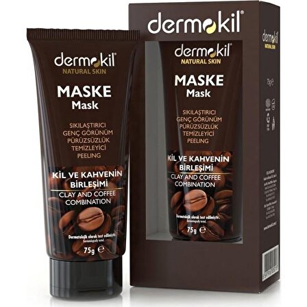 Dermokil Kil ve Kahve Maskesi Sıkılaştırıcı Genç Görünüm 75 ml