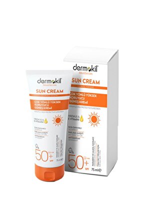 Dermokil Sun Cream-çok Yönlü Yüksek Koruyucu Güneş Kremi50 Spf 75 ml