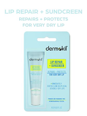 DERMOKİL REPAIR & SUNSCREEN LIP BALM 15 ml