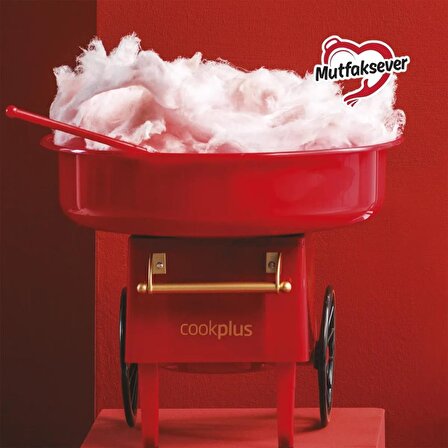 Cookplus Kırmızı Pamuk Şeker Makinesi