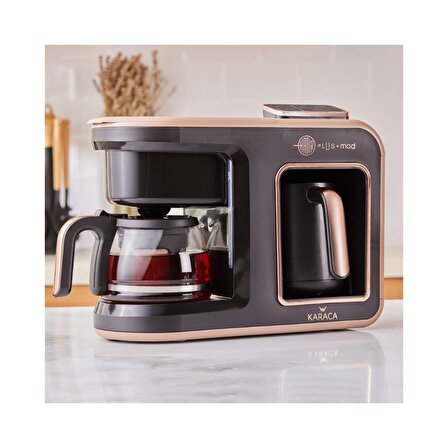 Karaca Hatır Plus Mod 5 In 1 Kahve ve Çay Makinesi Rosie Brown