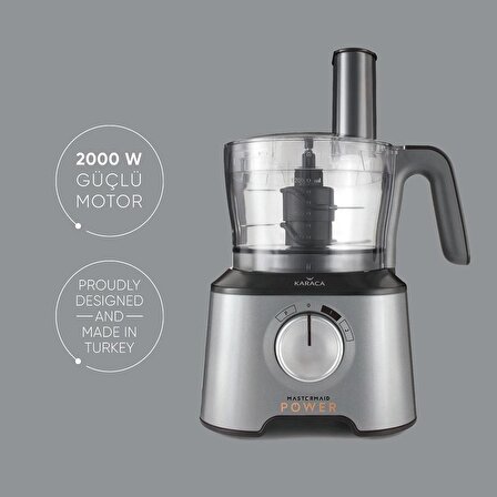 Karaca Mastermaid Power 10 In 1 Gıda Haz. Seti Galaxy Grey