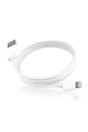 Dark DK-AC-IPCB100LT 1mt Beyaz iPad-mini iPad-iPhone5 Lightning 8pin Uyumlu USB Şarj Kablosu