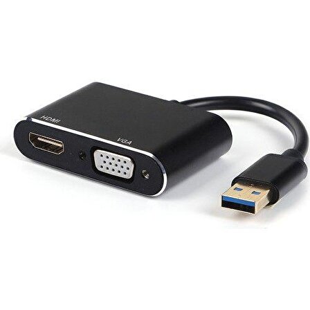 DARK DK-AC-UGA35 USB3.0, HDMI/VGA HARİCİ EKRAN KAR