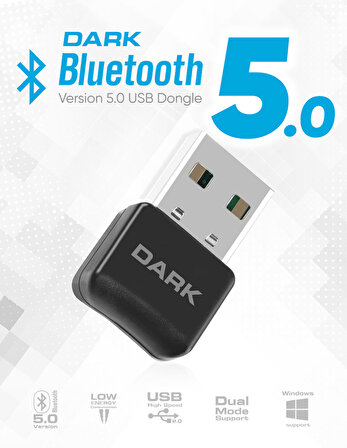 Dark DK-AC-BTU50 Bluetooth 5.0 USB Adaptörü