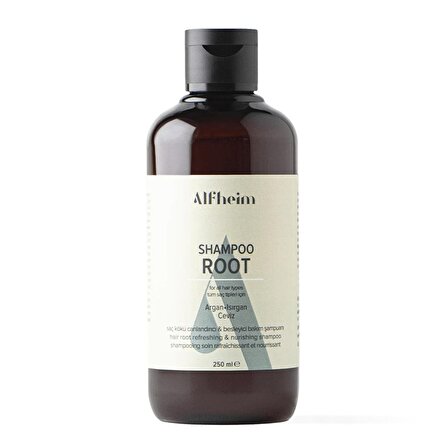 Alfheim Shampoo Root/ Saç Dökülmesini Azaltır/ Saç Kökünü Besler/ Yıpranmış ve Kuru Saçlar için/ 250 Ml