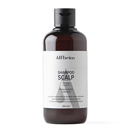 Alfheim Shampoo Scalp/ Kuruluk ve Kaşıntı/ Mantar ve Egzama Önleyici/ Saç Derisi Sorunları için/ 250 Ml