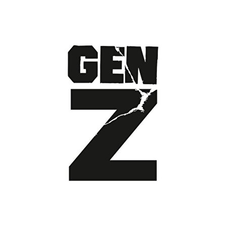 Craftidea® Gen Z Jenerasyonu Sticker Oto Tuning Sticker 20x30 cm Folyo Etiket
