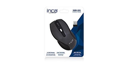 Inca IWM-505 2.4GHz 1600dpi Nano Laser Kablosuz Mouse