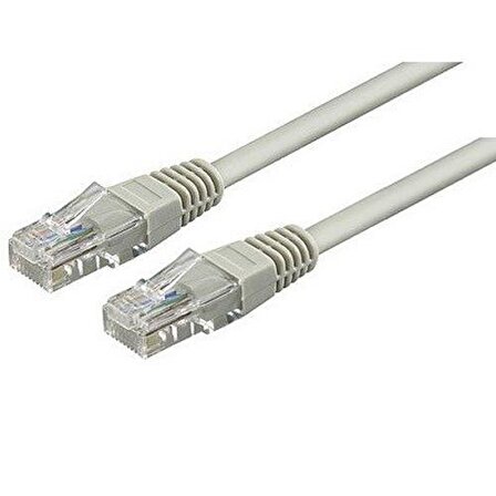 Flaxes FNK-610 10 Mt Cat6 AWG26 UTP Gri Patch Cord Kablo