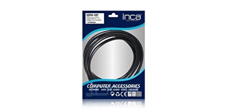 Inca IDPH-01 Displayport to HDMI 1,8m Kablo Kutulu