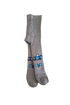 Erkek Bebek/Çocuk Havlu Renkli Desenli Külotlu Pamuk Çorap 