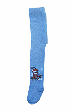 3lü Erkek Bebek Çocuk Külotlu Çorap Renkli Desenli Pamuklu 