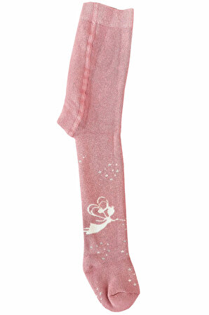Kız Bebek/Çocuk Renkli Desenli Kışlık Külotlu Çorap Havlu Pamuklu