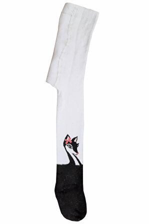 Kız Bebek/Çocuk Renkli Desenli Kışlık Külotlu Çorap Havlu Pamuklu