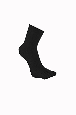 Erkek Dikişsiz Parmaklı Çorap Pamuklu Mantar-Koku Önleyen Yumuşak