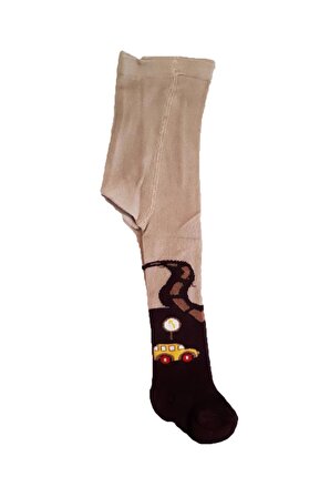 Lababy Erkek Çocuk Renkli Desenli Pamuklu Likralı Külotlu Çorap
