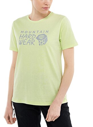 Mountain Hardwear O Yaka Baskılı Sarı Kadın T-Shirt 9110121783 MT0024