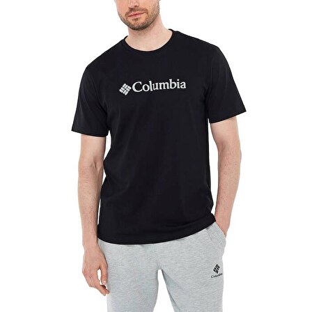 Columbia CSC M Basic Logo Brushed Erkek Kısa Kollu T-Shirt CS0287-010