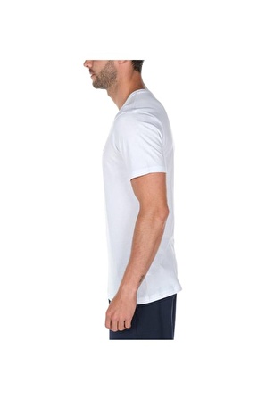 Columbia Brushed V Neck Erkek V Yaka Beyaz Tişört CS0288-100