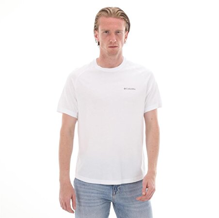 Columbia Csc M Comfort Ss Tee Beyaz T-Shirt