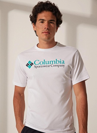 Columbia Csc M Retro Logo Ss Tee Erkek Kısa Kollu Tişört CS0311-100