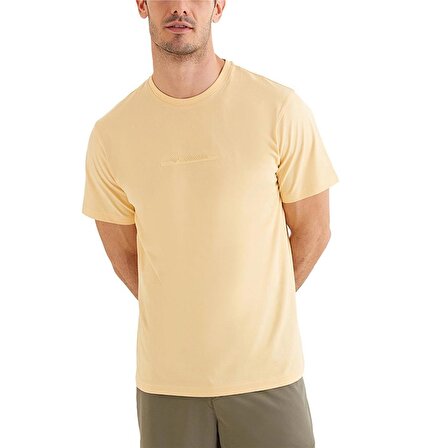 Columbia  Csc M Bar Split Graphic Ss Tee Sarı Erkek T-Shirt