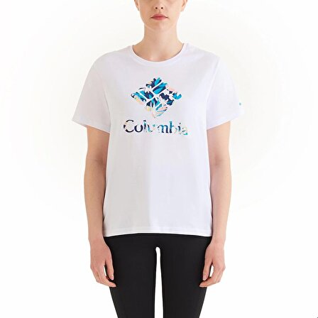 Columbia CSC Gem Wisterian Kadın Kısa Kollu T-shirt Beyaz CS0367-100