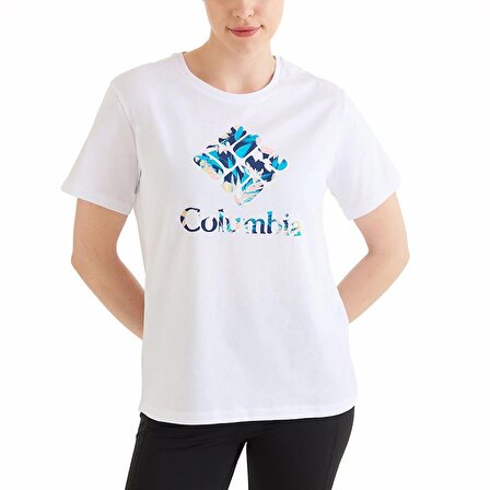 Columbia CSC Gem Wisterian Kadın Kısa Kollu T-shirt Beyaz CS0367-100